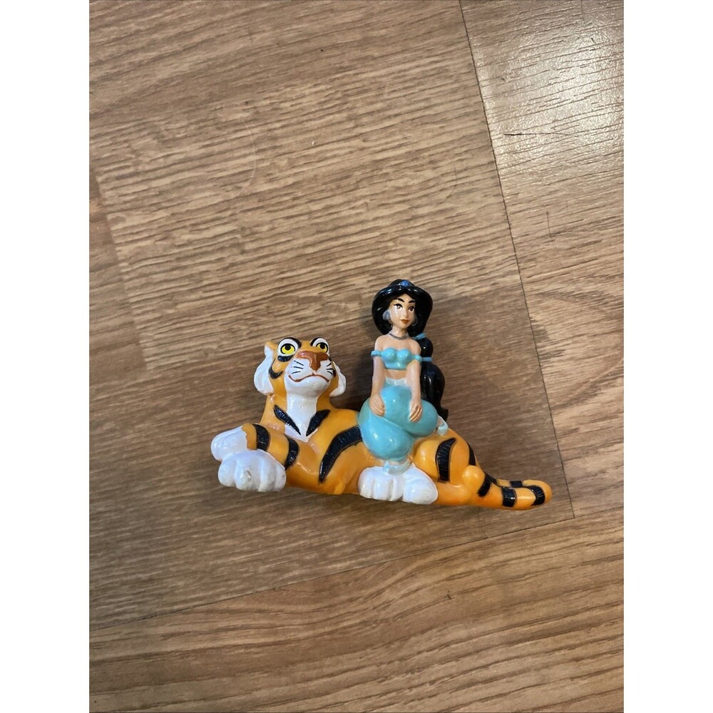 Aladdin PRINCESS JASMINE & RAJAH Mattel 1992 Vintage Disney Figure Cake Topper - Picture 3 of 8